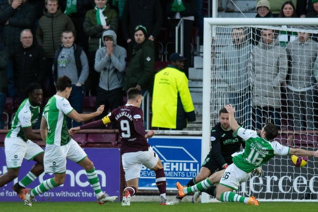 On the flip side, the biggest tactical error came at Tynecastle. Harry McKirdy had only started one match (where he was taken off after 45 minutes), while Will Fish had featured only a handful of times off the bench before the New Year’s Derby encounter. So Johnson was really taking a leap of faith when he decided to pair the two of them together down Hibs’ right flank – with centre-back Fish operating at full-back, no less. They were each culpable for the opening goal and hooked at the half with Hibs already two goals down.