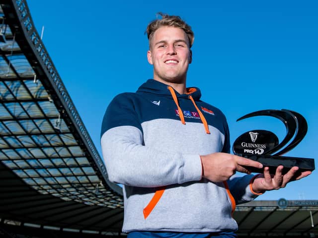 Duhan van der Merwe won the Guinness Pro14 Players' Player of the Season award for 2019-20.