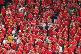 Wales fans react during the FIFA World Cup Qatar 2022 Group B match against USA at Ahmad Bin Ali Stadium. Picture: Elsa/Getty