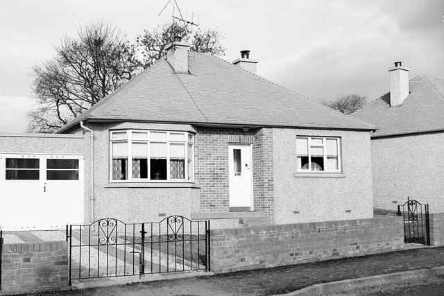 A newly-completed McTaggart and Mickel house in Barnton in February 1959.