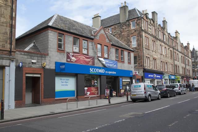 The incident took place at the Scotmid store on Gorgie Road last month.