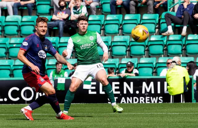 Hibs defeated Kilmarnock on Sunday to reach the quarters of the Premier Sports Cup. Picture: SNS