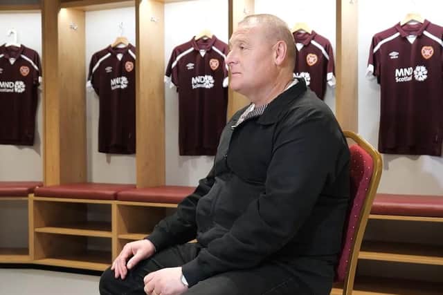 New Hearts academy director Frankie McAvoy. Pic: Heart of Midlothian FC.