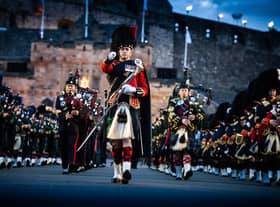 The Tattoo has been staged at Edinburgh Castle esplanade since 1950.