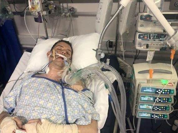 Chris Mallon in hospital in a coma after falling on his wedding night