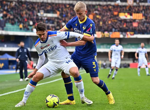 Hellas Verona's Josh Doig has enjoyed life in Serie A so far