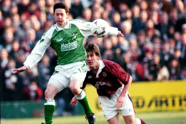 Kevin McAllister made 112 appearances for Hibs.
