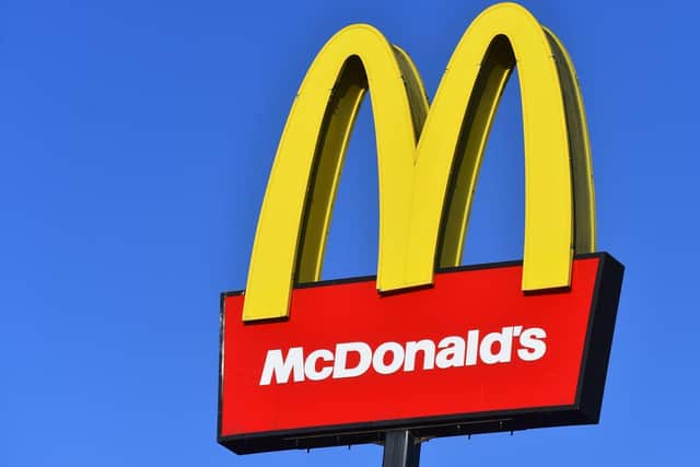 The woman carried out a knifepoint robbery at McDonalds in Milton Keynes