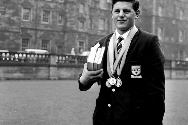 Thomas Robertson, the Dux of George Heriot's School in 1963.