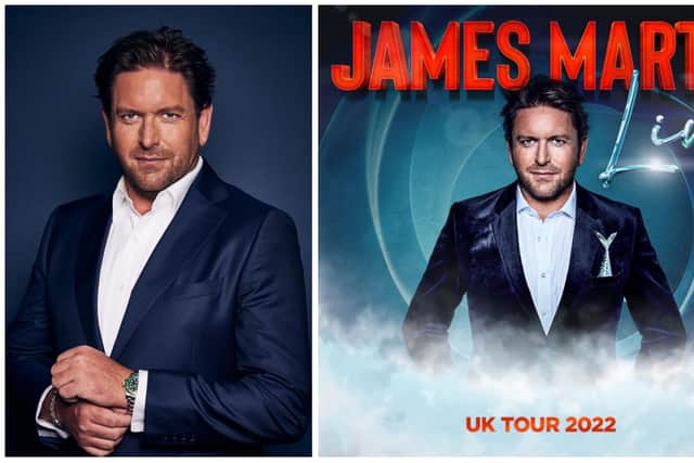 James Martin, the celebrity chef best known for his laid-back Saturday morning cookery show, is set to visit Edinburgh next year.