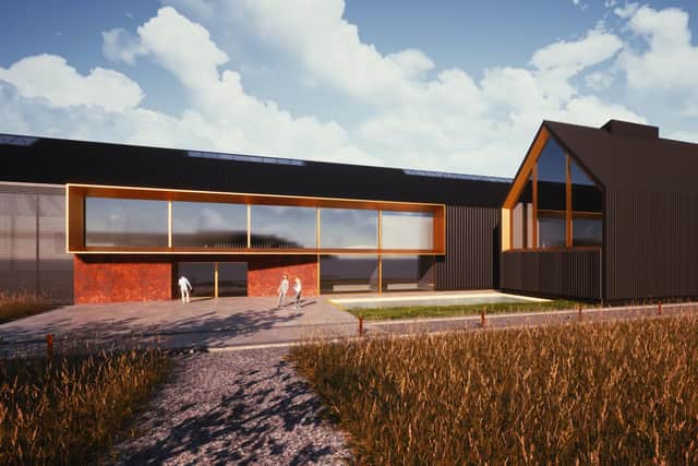 An artist's impression of what the distillery will look like.