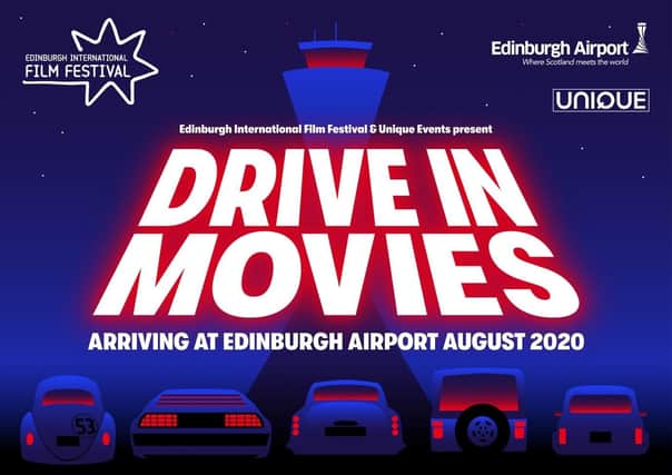 Drive-in films will be shown at Edinburgh Airport