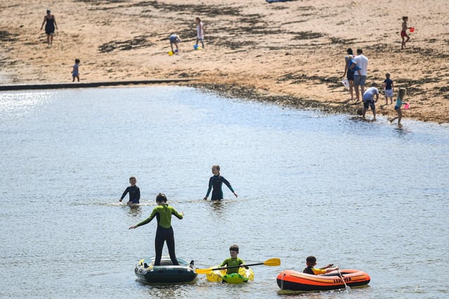 North Berwick West Beach is another East Lothian beauty spot that received the Scotland’s Beach Award. The sandy beach is a great place for paddling, sun bathing, bird watching, and walking.