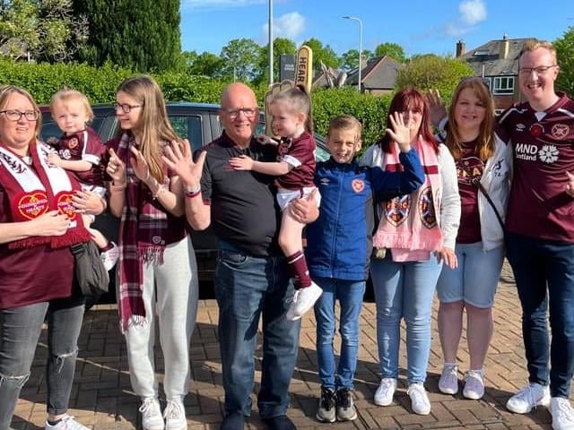 C'mon Hearts!
Pic: Lynsey Liddle