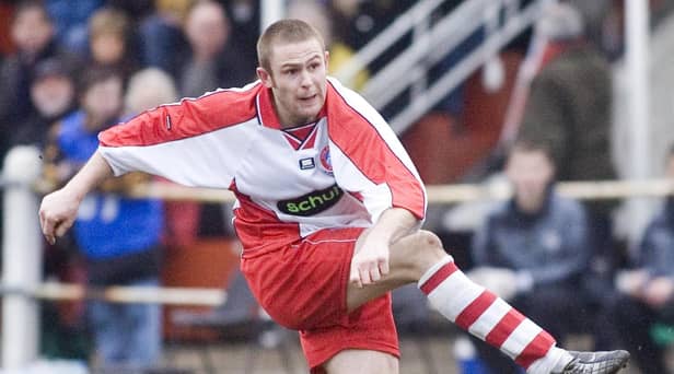 Keith McLeod in action for Spartans against St Mirren in the Scottish Cup in 2006