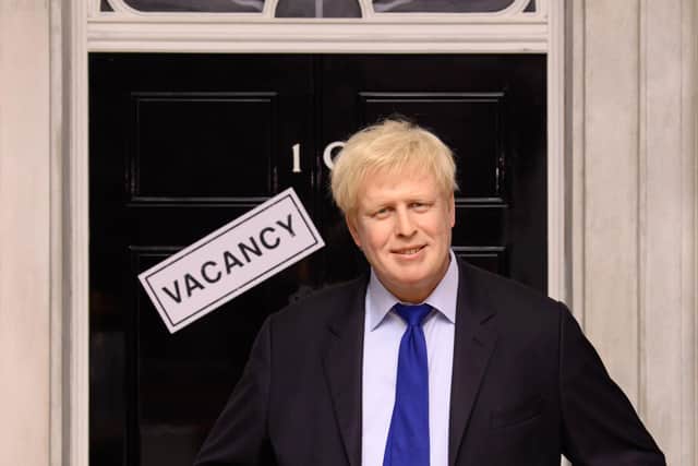 London's Madame Tussauds shows Boris Johnson leaving 10 Downing Street, but what's next for the Prime Minister? (Picture: J Hordle/INhouse Images)