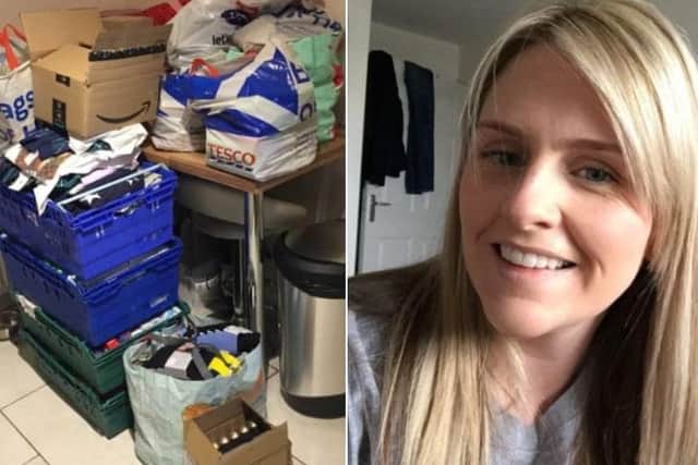 Jade Campbell has coordinated the donations