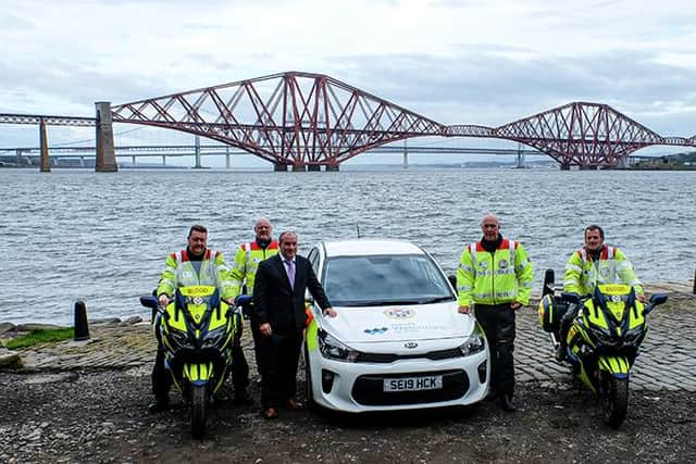 Blood Bikes Scotland is run by over 100 volunteers.