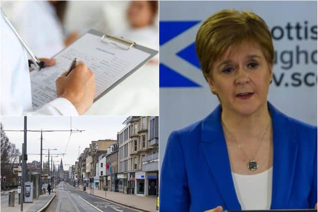 Nicola Sturgeon unveiled the latest Covid-19 figures for Scotland during a briefing on Wednesday.