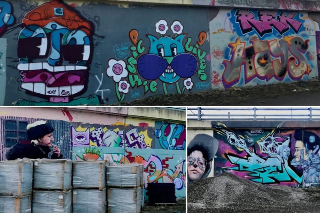 Once spanning 330 metres over two walls, the Marine Parade Graffiti Wall, was the UK’s longest graffiti wall when it launched in 2018. Despite being closed due to the tram works, passers-by can still enjoy several interesting artworks as they travel down Melrose Drive.