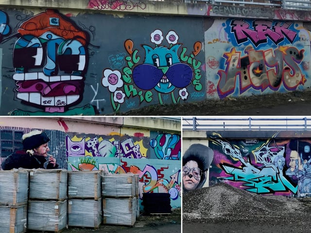 Once spanning 330 metres over two walls, the Marine Parade Graffiti Wall, was the UK’s longest graffiti wall when it launched in 2018. Despite being closed due to the tram works, passers-by can still enjoy several interesting artworks as they travel down Melrose Drive.
