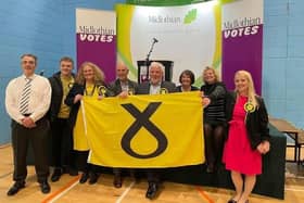 The SNP Midlothian councillors, pictured after winning the council elections last month.