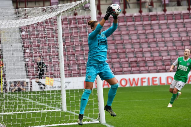 After the worst possible start to her Hibs career, Fraine has bounced back perfectly from her red card against Glasgow City. The goalkeeper has kept the backline disciplined with her experience and has been rewarded with three clean sheets in a row. Credit: David Mollison