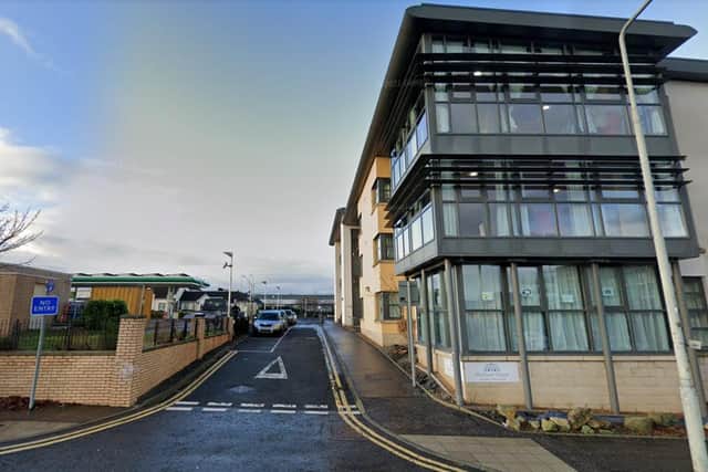 Ms Somuah removed a call pendant from the resident’s neck and locked it in a treatment room at Blenham House Nursing Home, Sighthill, in October 2019. Pic: Google
