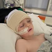 Josh, 9, was in hospital for months