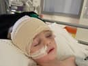 Josh, 9, was in hospital for months