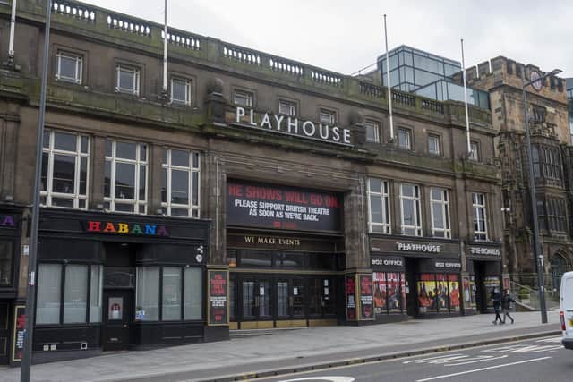 Police were called to the disturbance at the Edinburgh Playhouse in January.