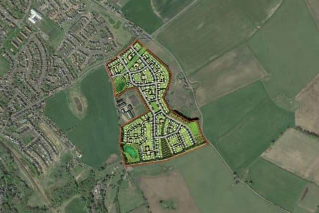 The plans for the homes south of Gorebridge.