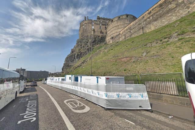 Locals objected to plans for a 5G mast on Johnston Terrace, saying it would 'ruin' views of Edinburgh Castle.