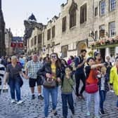 The Royal Mile is a popular destination for tourists from all over the world all year round in Edinburgh.