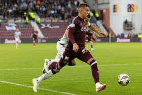 Hearts winger Kenneth Vargas is hoping to make his Costa Rica debut in the coming days. Pic: SNS