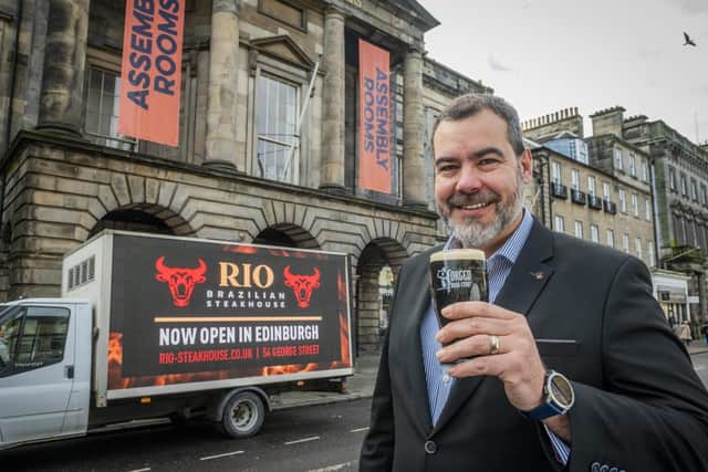 Raising a glass of Irish stout to the RIO Brazilian Steakhouse