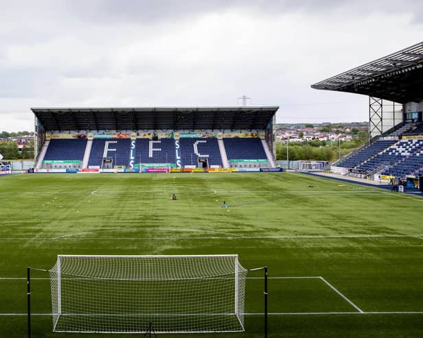 A general view of the Falkirk Stadium