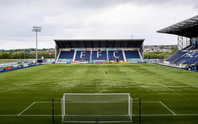 A general view of the Falkirk Stadium