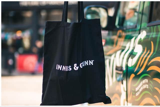 Innis & Gunn's legendary ‘lager taxi' is out in Edinburgh today – and locals who flag it can get their hands on some free beer and branded merchandise.