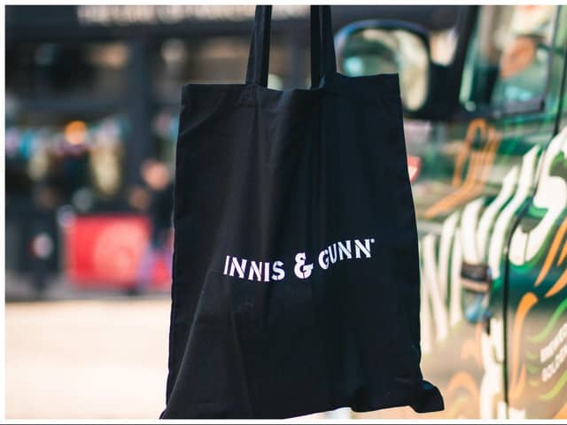 Innis & Gunn's legendary ‘lager taxi' is out in Edinburgh today – and locals who flag it can get their hands on some free beer and branded merchandise.