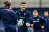 Blair Kinghorn was back training with Edinburgh on Tuesday after a gruelling journey. (Photo by Ross Parker / SNS Group)