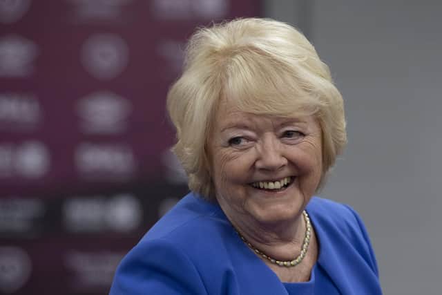 Hearts chairwoman Ann Budge thinks the club can realistically look to grow over the coming seasons. Picture: SNS