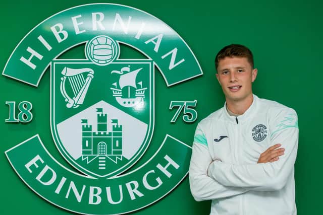 Will Fish has made only four appearances for Hibs this season since joining on loan from Manchester United, but insists he is ready to take his chance if it comes. Picture: Craig Brown / SNS