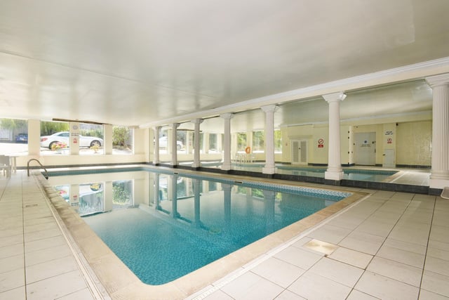The leisure facilities offered are excellent and include a heated swimming pool, sauna and gym, all within the building itself.