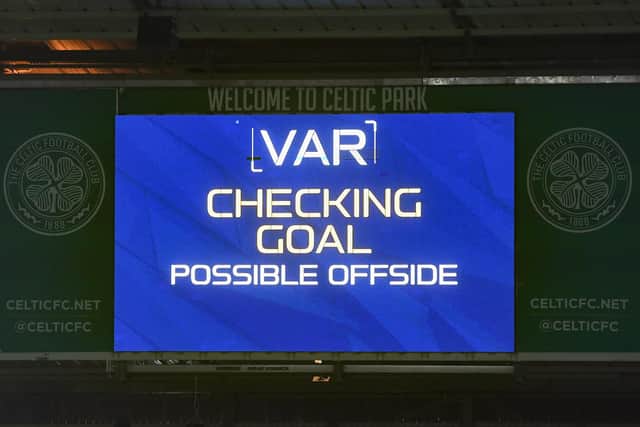 VAR offside checks for the first two goals took far too long. Picture: Craig Foy / SNS