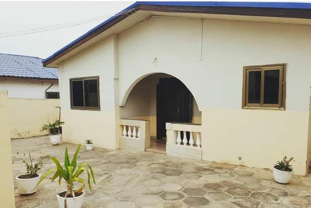 The three-bedroom house Pippa rents in Accra, Ghana.