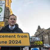 Drivers who enter Edinburgh's new low emissions zone with non-compliant vehicles face fines from £60 to £480 for four-time offenders. Picture: Lisa Ferguson