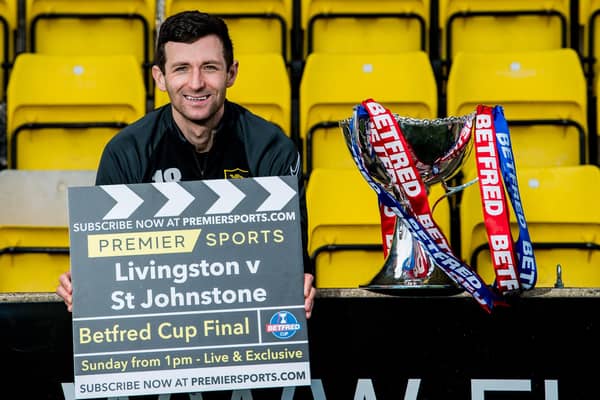 Livingston midfielder Jason Holt, a losing finalist with Hearts and Rangers  (Photo by Ross Parker / SNS Group)