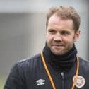 Hearts head coach Robbie Neilson will select his first team of the league season when Ross County visit Tynecastle Park on Saturday. Picture: SNS
