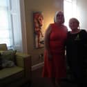 Chris's House founder Anne Rowan and Danderhall woman Liz Barr at the new Dalkeith premises.